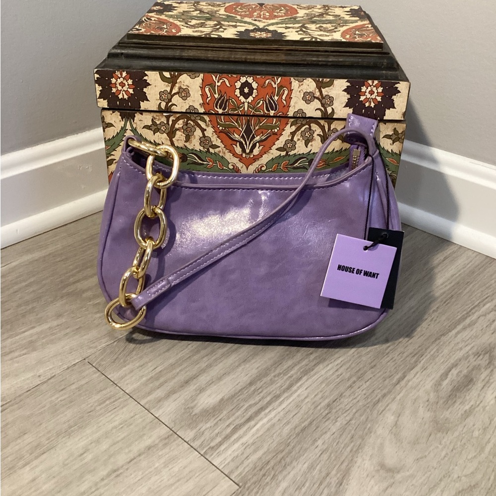 House of Want handbag (purple)